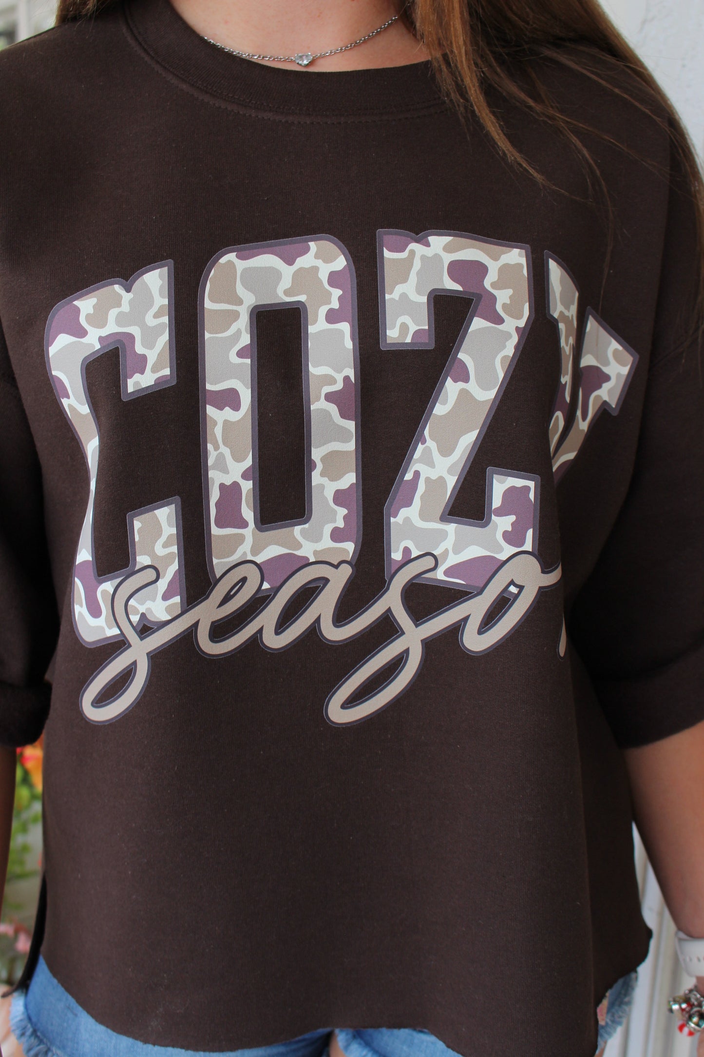 Camo Comfy Season Sweatshirt