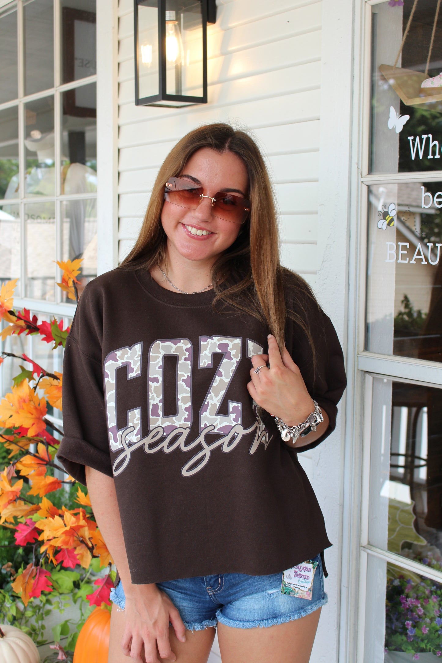 Camo Comfy Season Sweatshirt