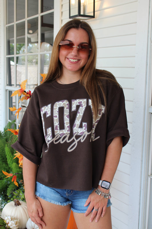 Camo Comfy Season Sweatshirt