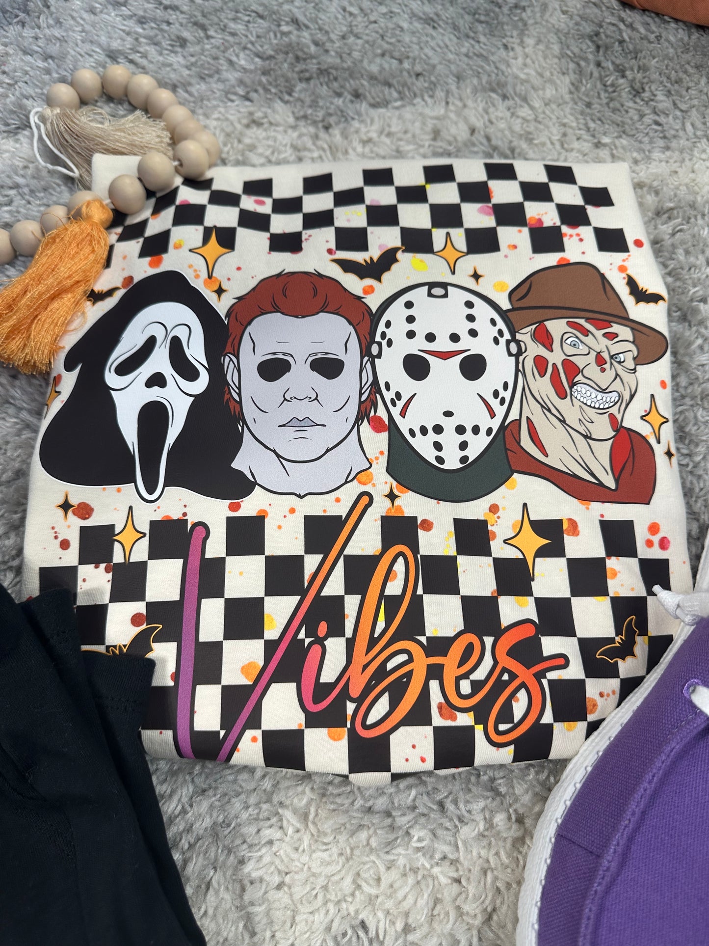 Ivory "Spooky Vibes" Tee