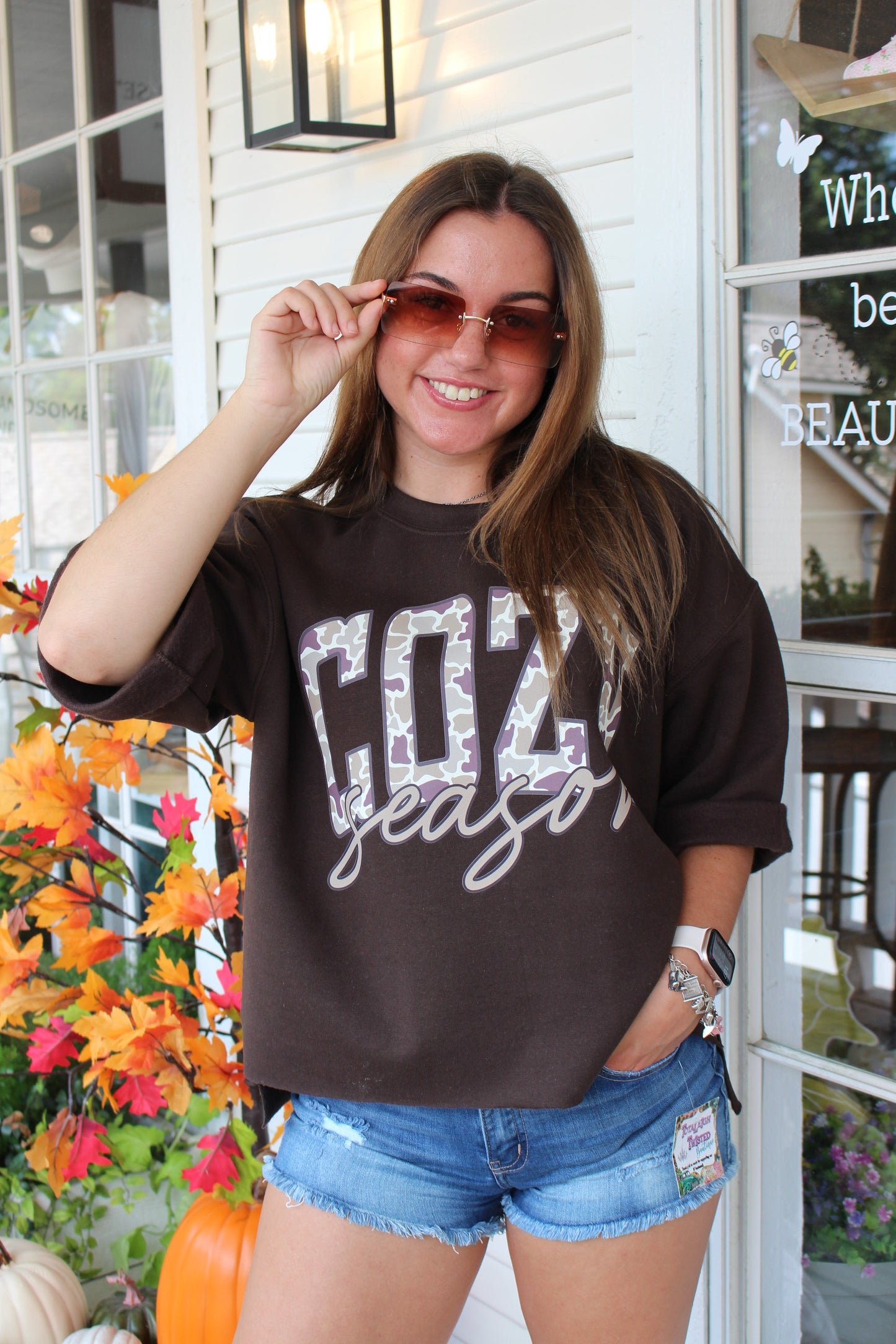 Camo Comfy Season Sweatshirt