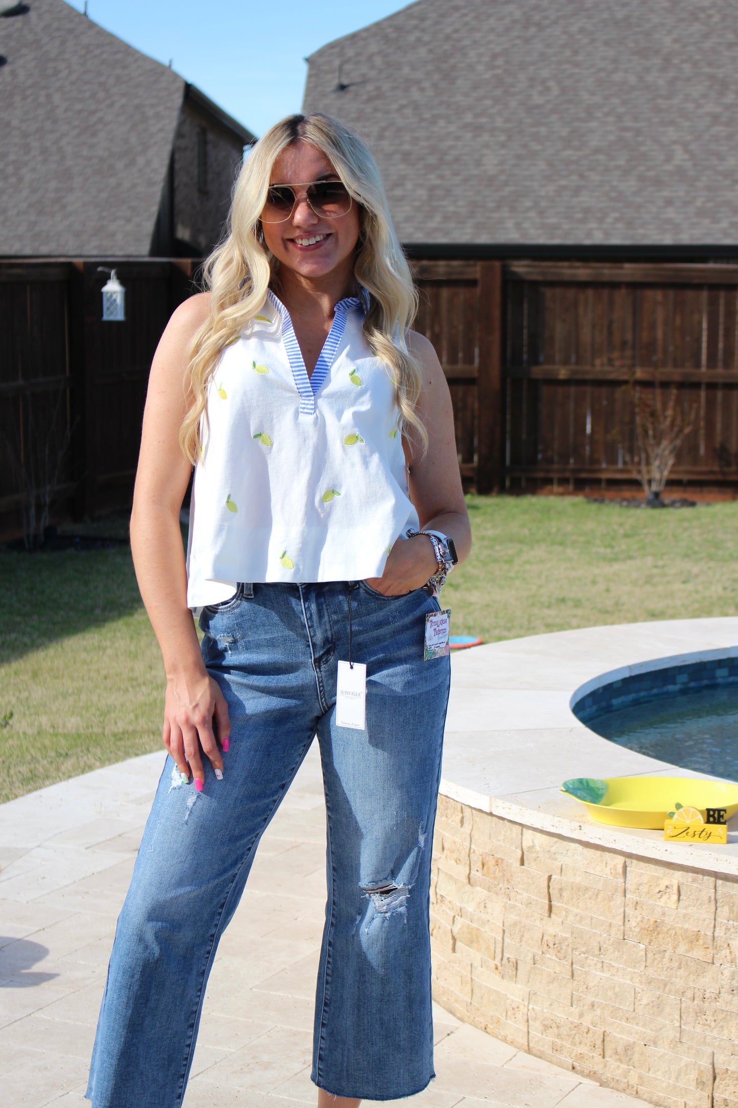 Judy Blue Cropped Wide Leg