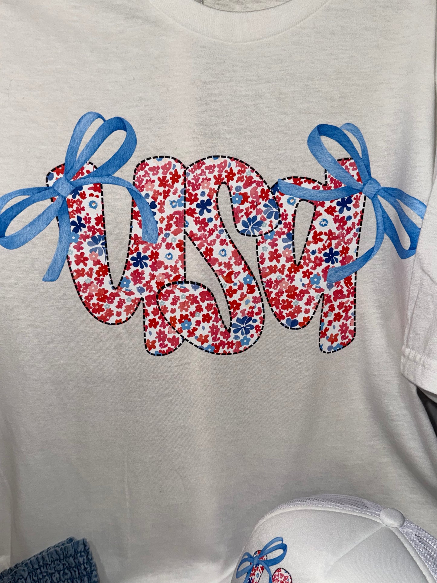 USA w/ Bows Graphic Tee