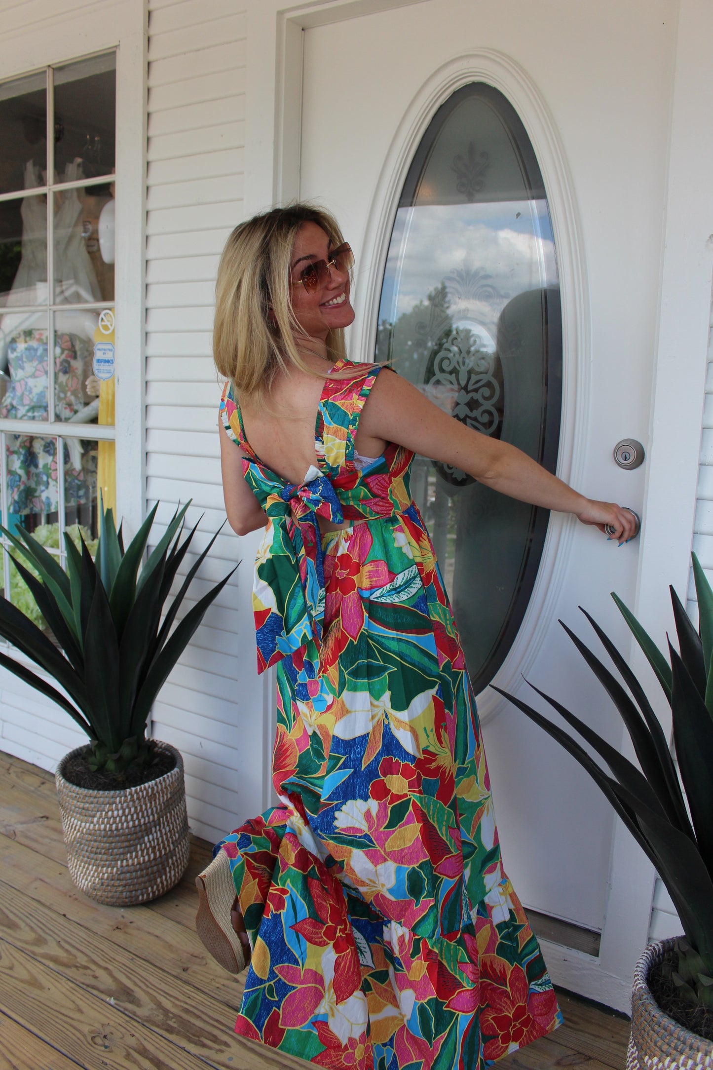 Floral Tiered Maxi Dress
