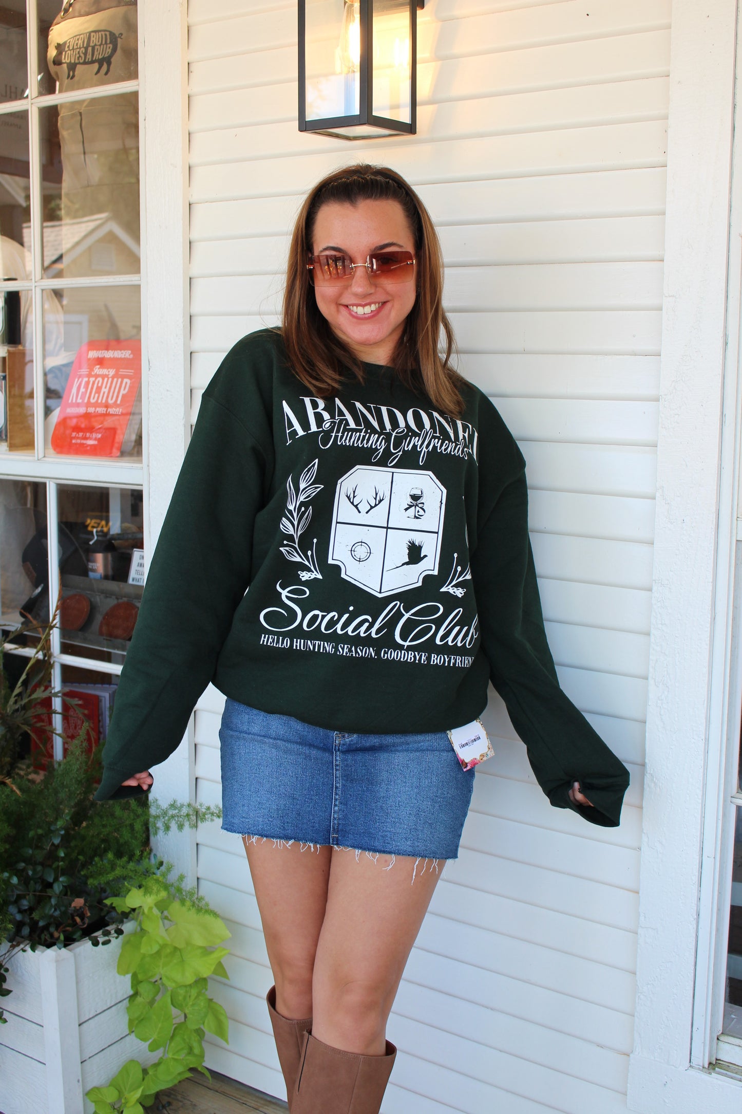 Abandoned Hunting Girlfriend Sweatshirt