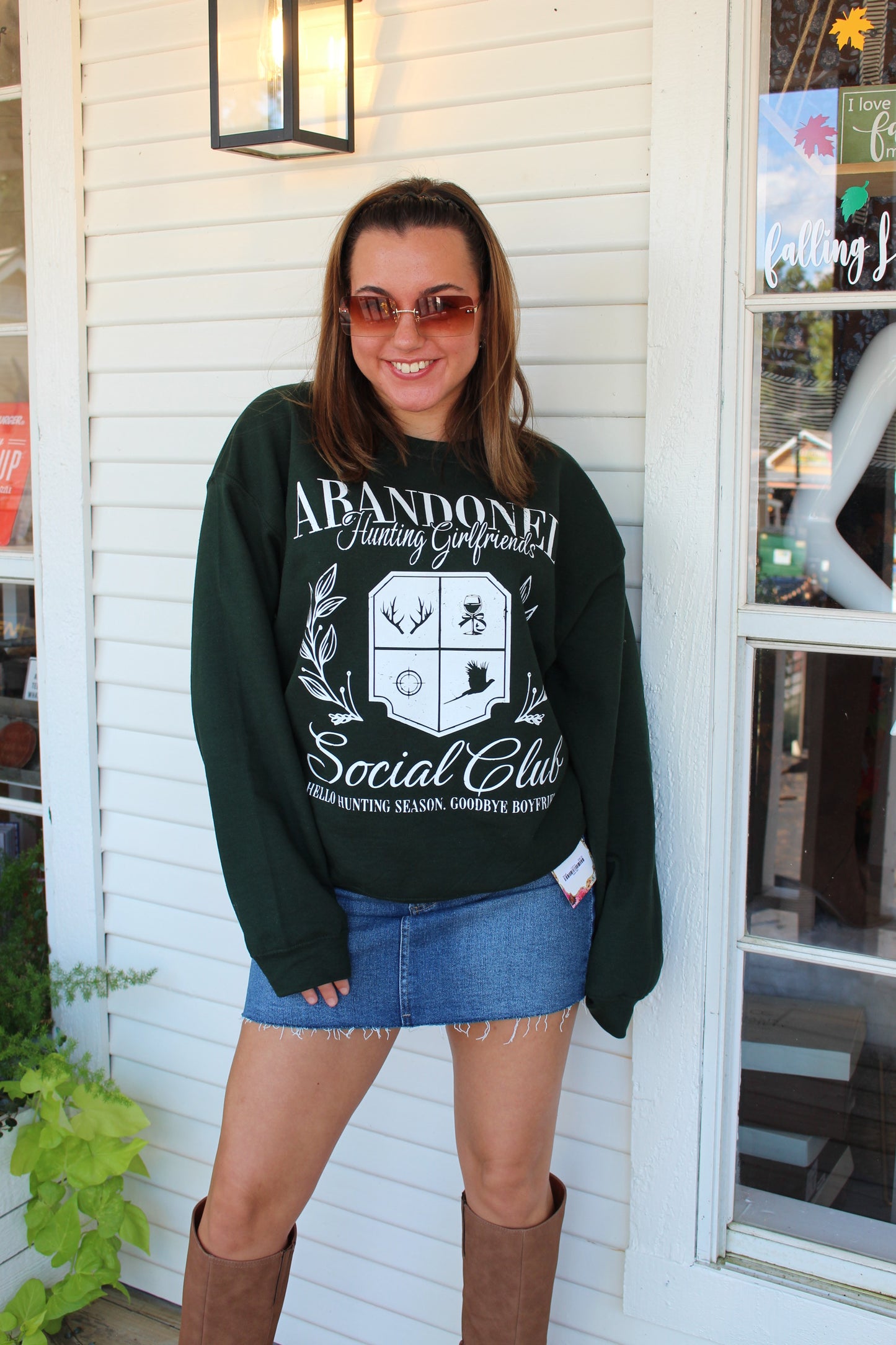 Abandoned Hunting Girlfriend Sweatshirt