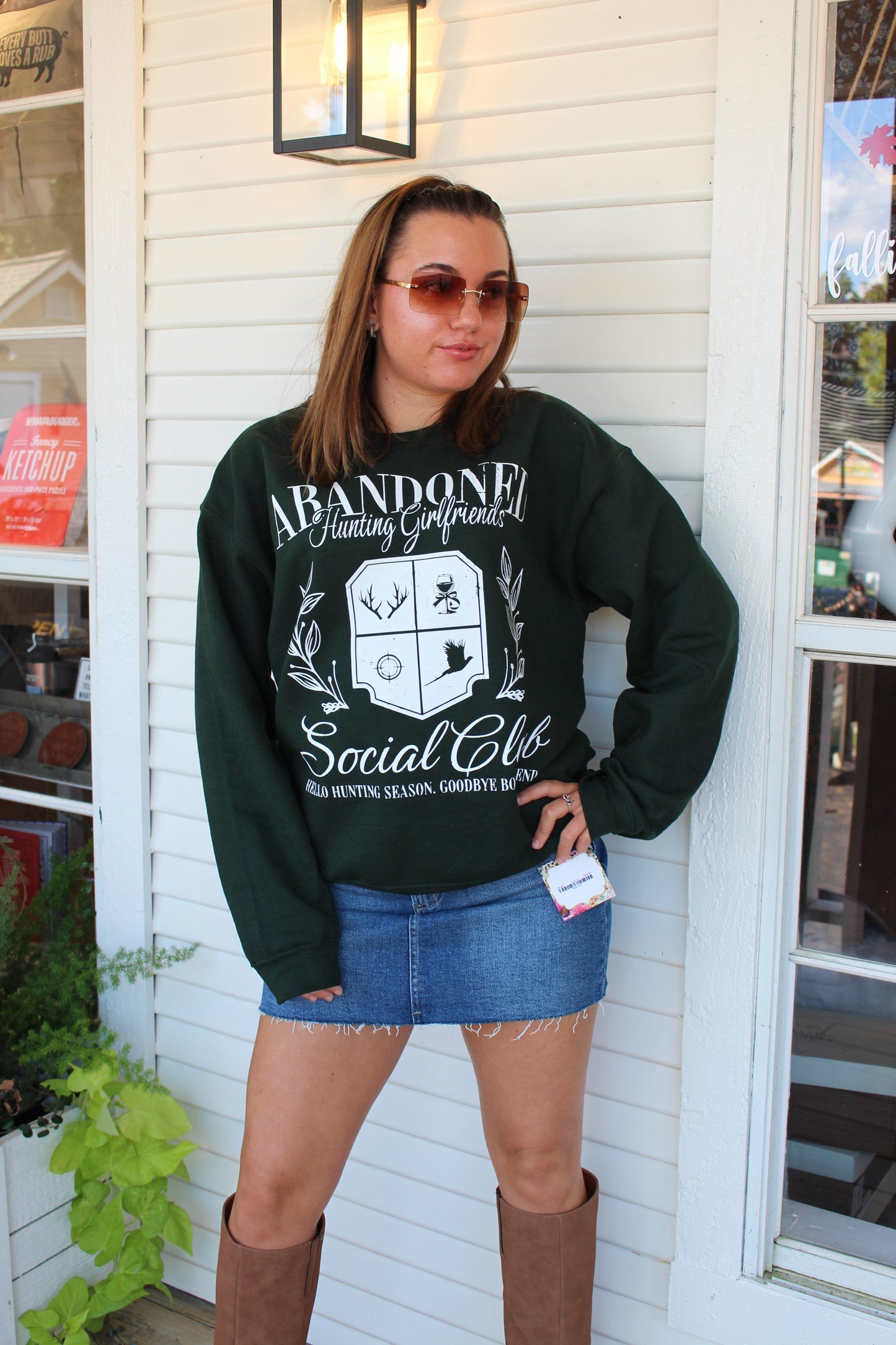 Abandoned Hunting Girlfriend Sweatshirt