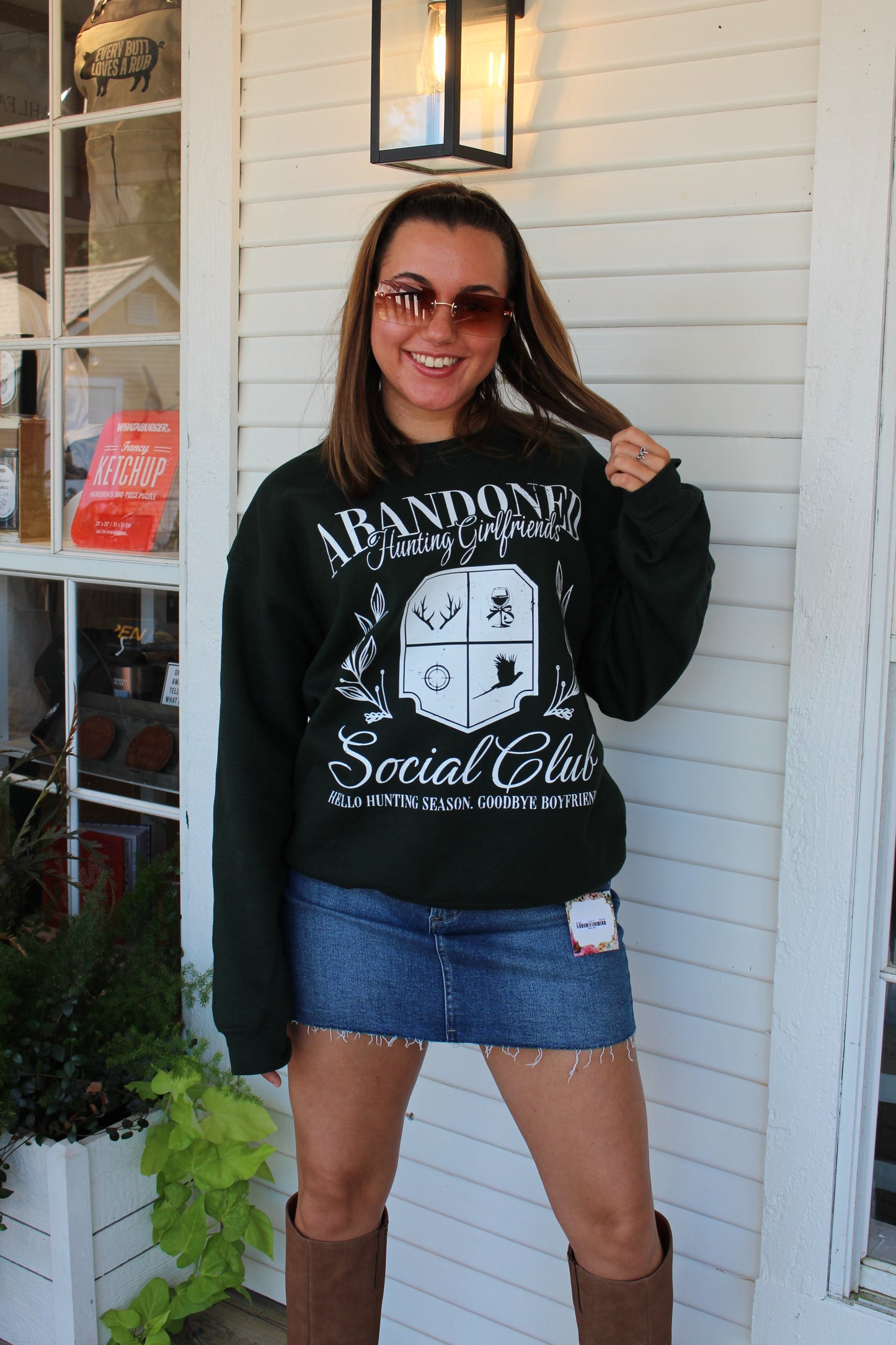 Abandoned Hunting Girlfriend Sweatshirt