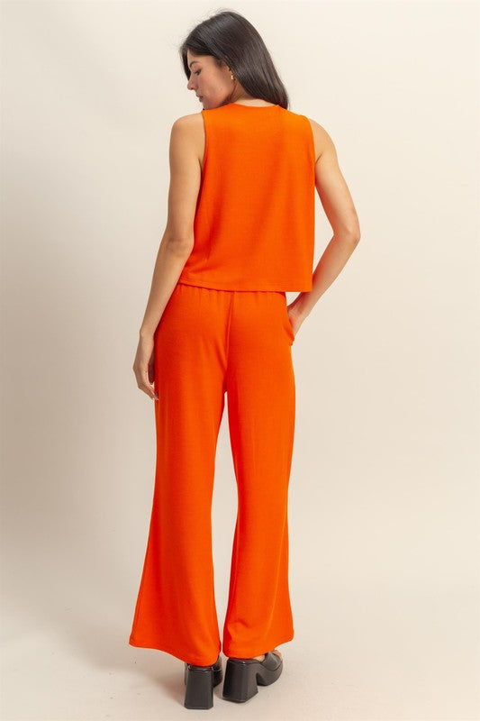 Tomato Tank and Pant Set