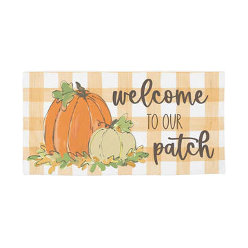 "Welcome To Our Patch" Rectangle Pillow Swap