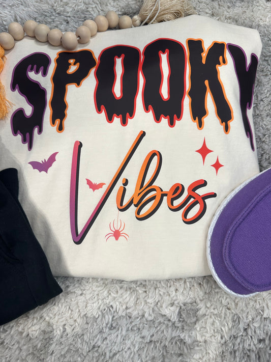 Ivory "Spooky Vibes" Tee