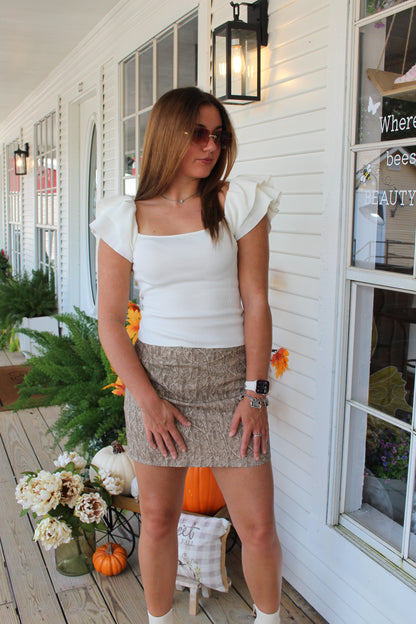 Neutral Tree Camo Skort