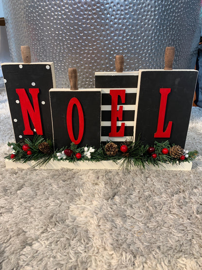 Reversible "Fall" and "Noel" Display