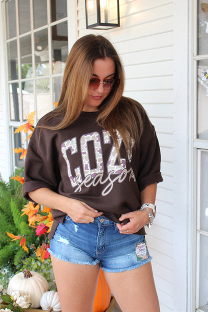Camo Comfy Season Sweatshirt