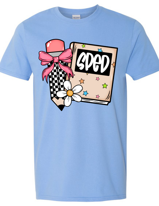 Sped Checkered Pencil Tee