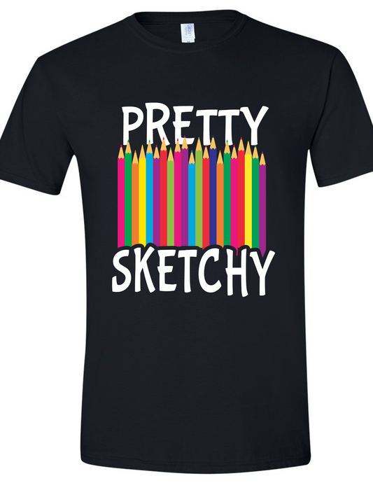 Pretty Sketchy Tee