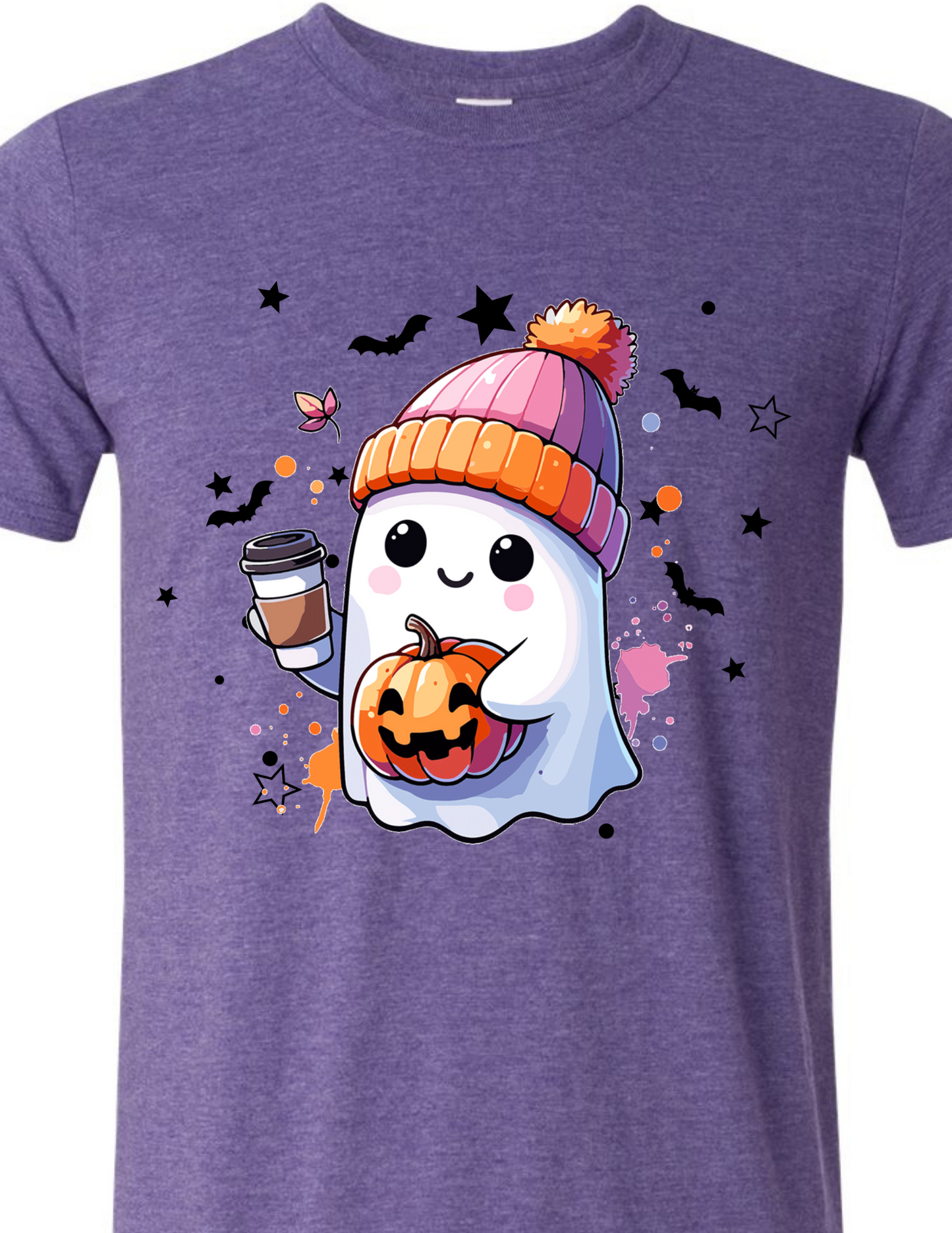 Ghost With Colorful Beanie - Kids