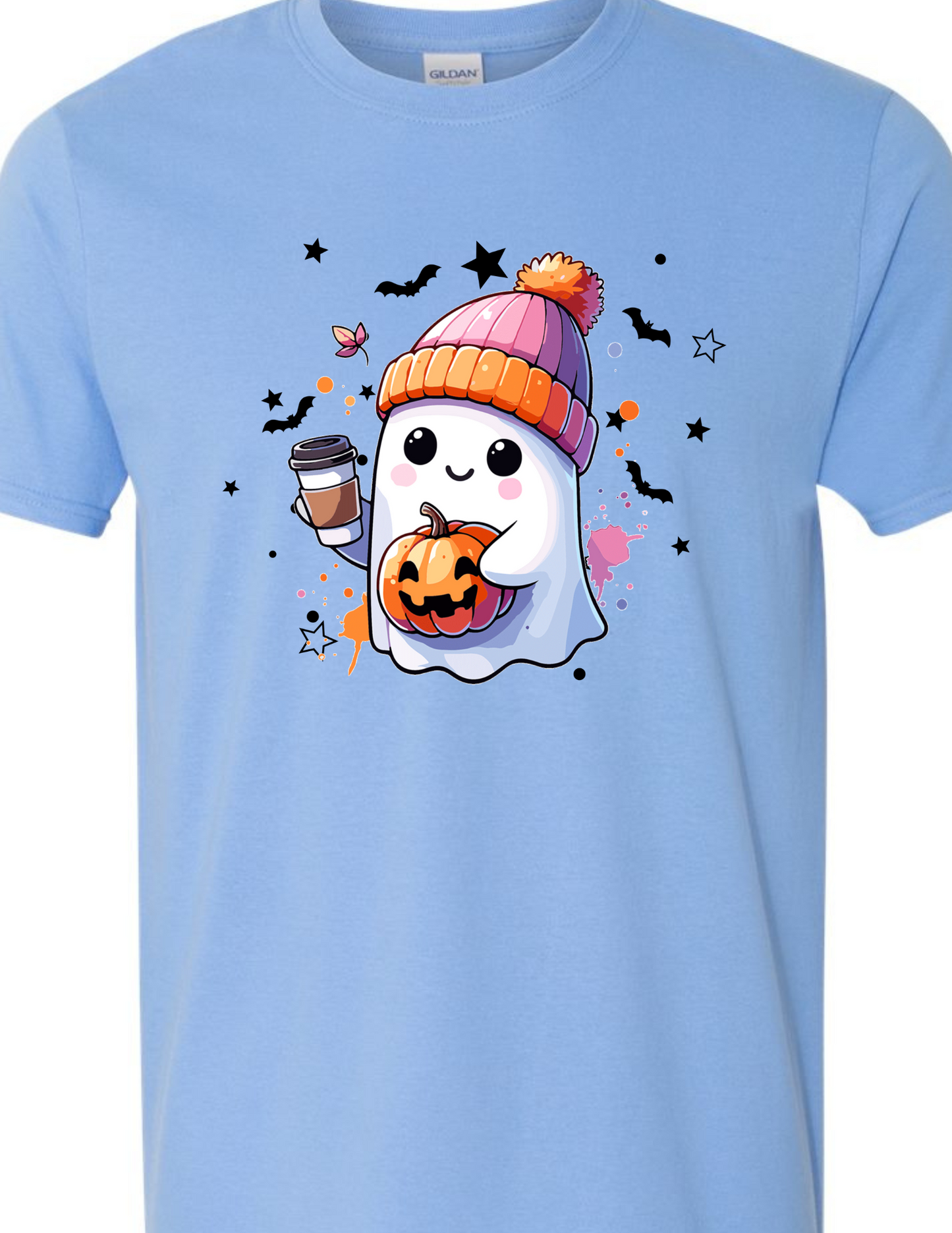 Ghost With Colorful Beanie - Kids