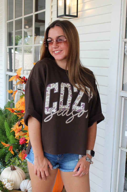 Camo Comfy Season Sweatshirt