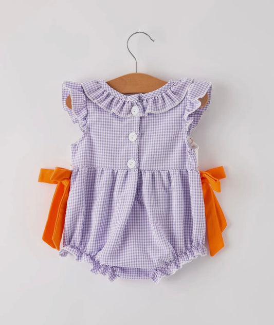 Halloween Bow Infant Romper