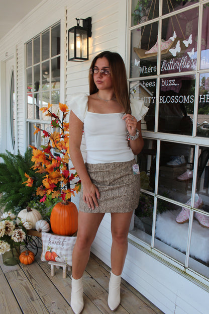 Neutral Tree Camo Skort