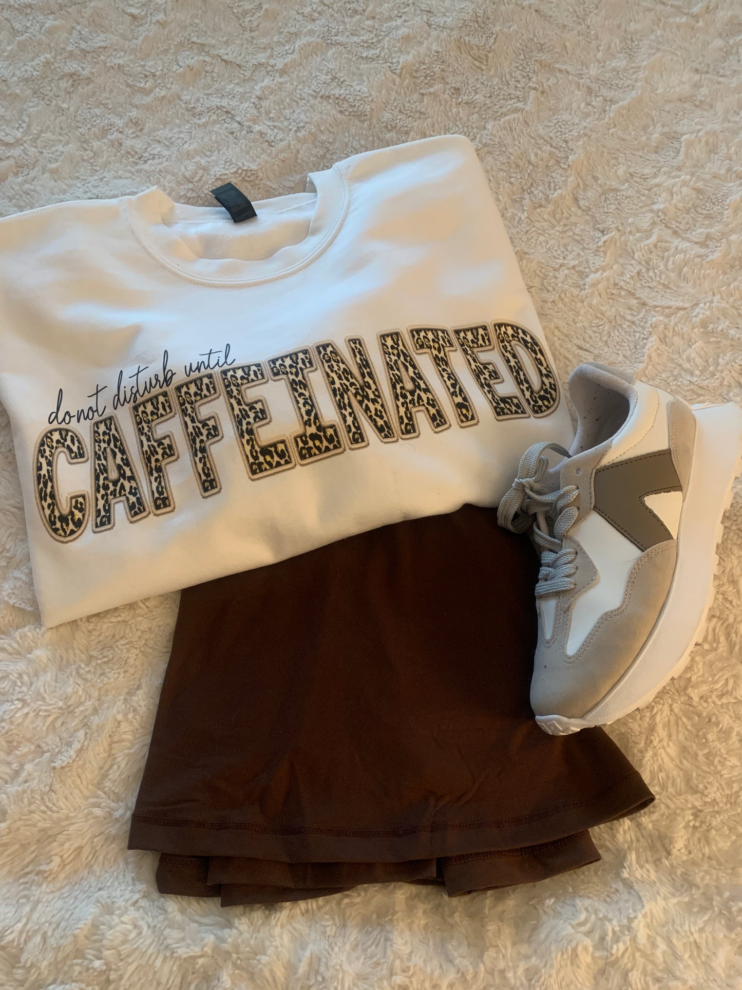 Do Not Disturb Until Caffeinated  Sweatshirt