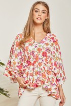 Floral Print Woven Blouse