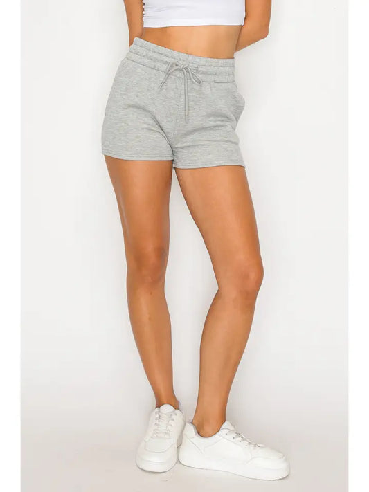 Gray Casual Shorts w/ Pockets