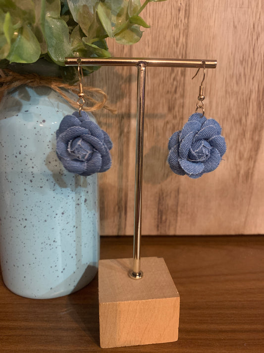 Flower Dangly Earrings