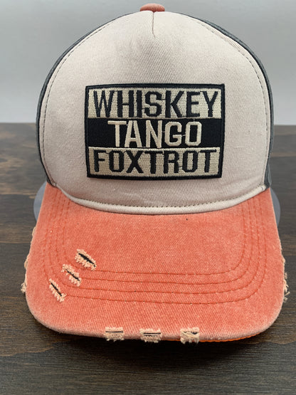 Totaleigh Twisted Trucker Hats - Whiskey Tango Foxtrot