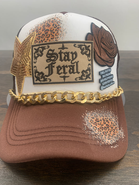 Totaleigh Twisted Trucker Hats - Stay Feral