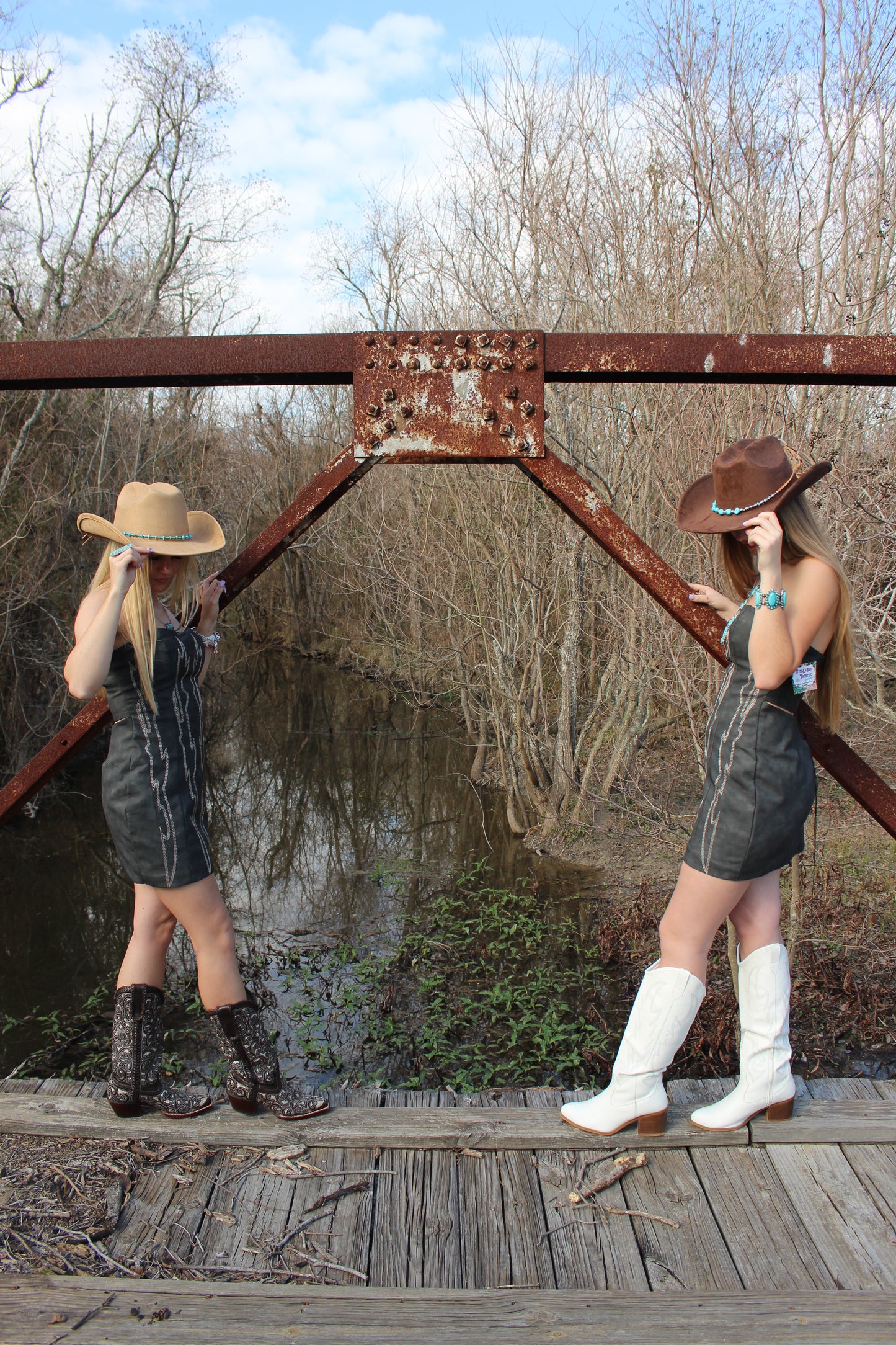 Black Western Mini Dress