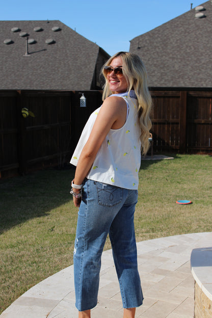 Judy Blue Cropped Wide Leg