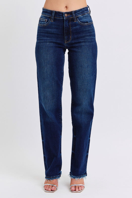 Judy Blue Dark Wash Straight Jeans