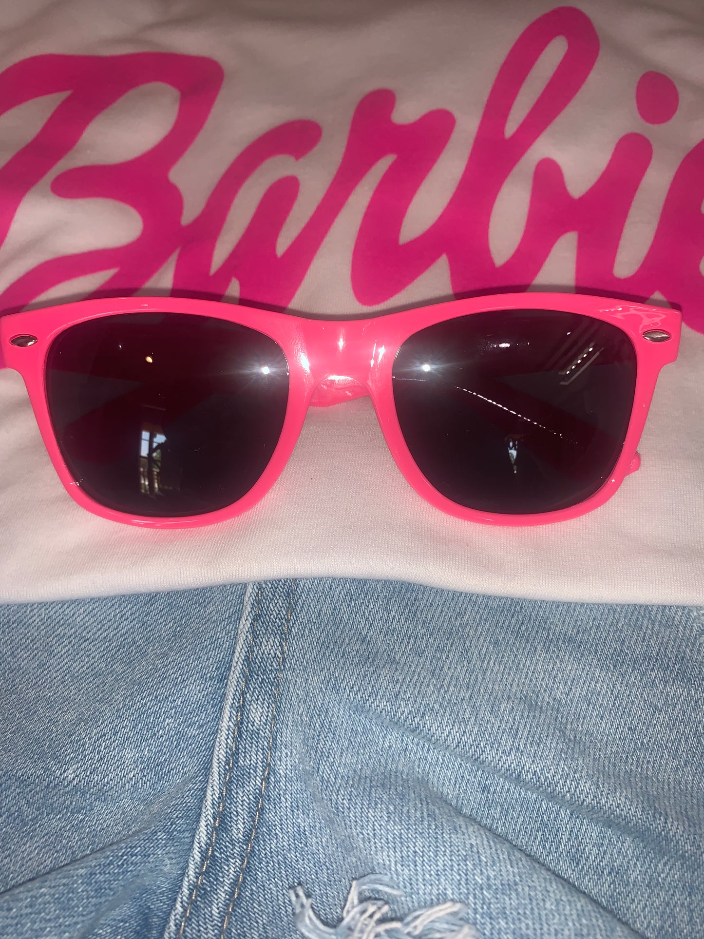 Pink Barbie Sunglasses