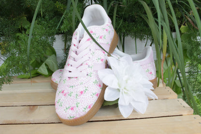 Pink Floral Shoes