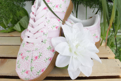Pink Floral Shoes