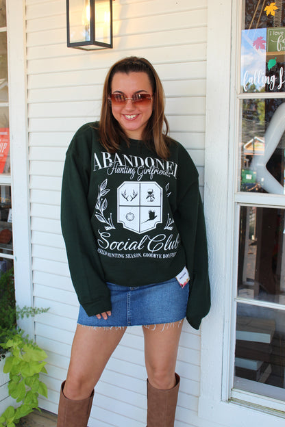 Abandoned Hunting Girlfriend Sweatshirt