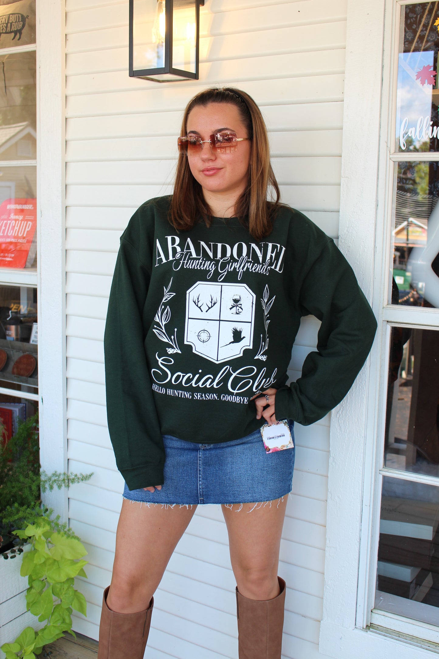 Abandoned Hunting Girlfriend Sweatshirt