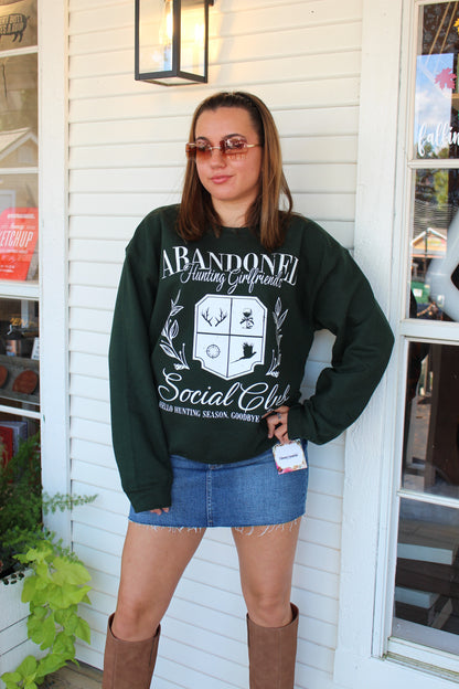 Abandoned Hunting Girlfriend Sweatshirt