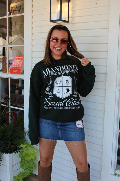 Abandoned Hunting Girlfriend Sweatshirt