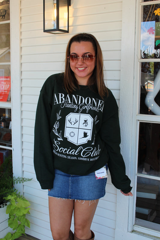 Abandoned Hunting Girlfriend Sweatshirt