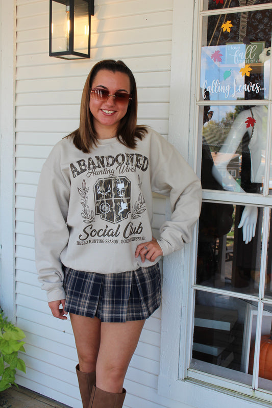 Abandoned Hunting Wives Sweatshirt