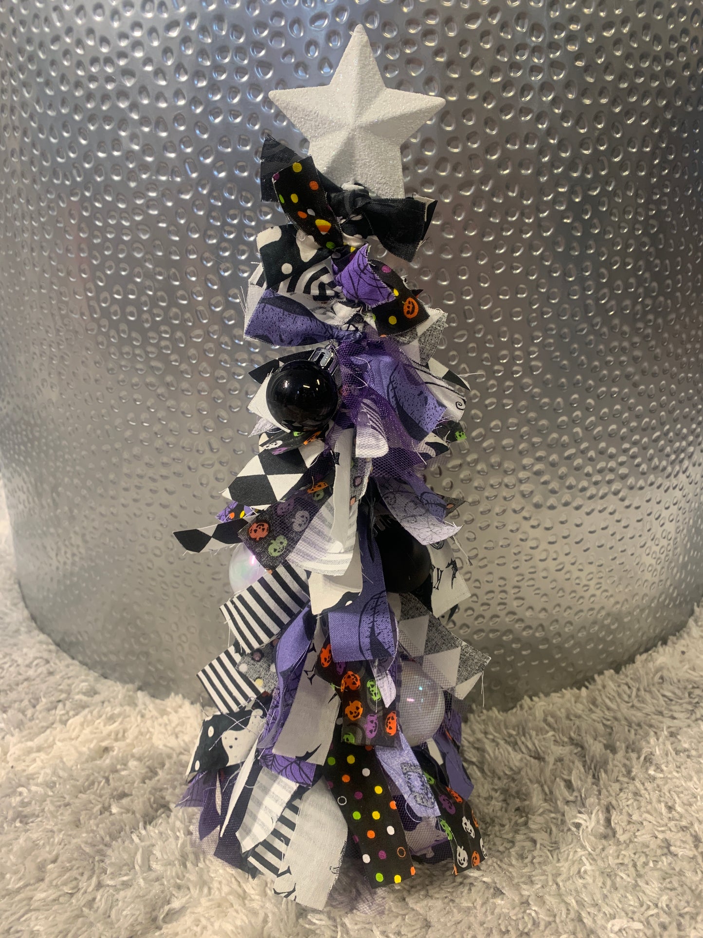 Nightmare Before Christmas Rag Tree Decoration