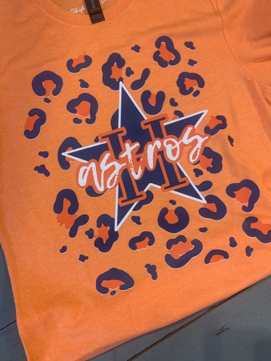 Heather Orange Go 'Stros Shirt