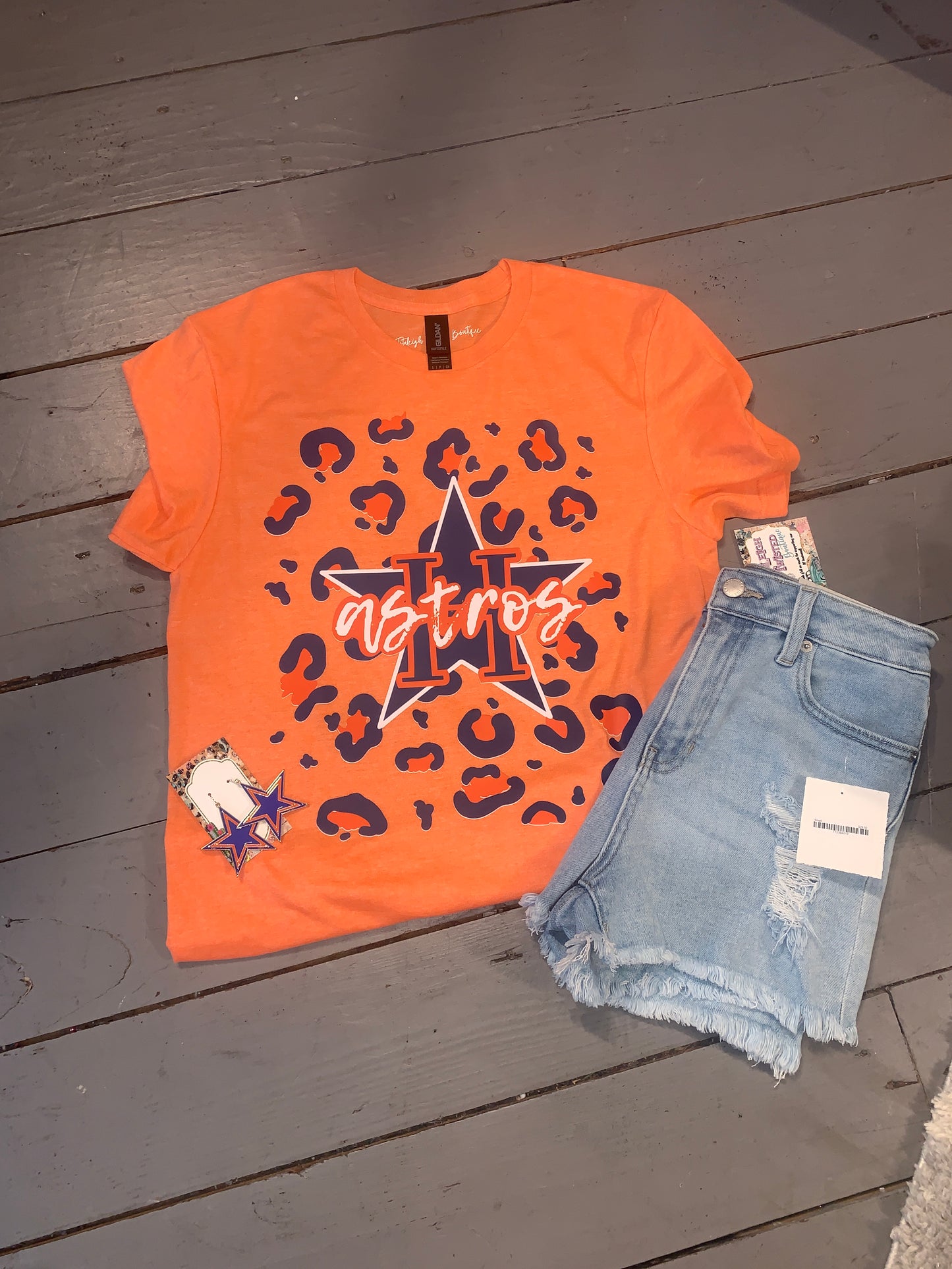 Heather Orange Go 'Stros Shirt