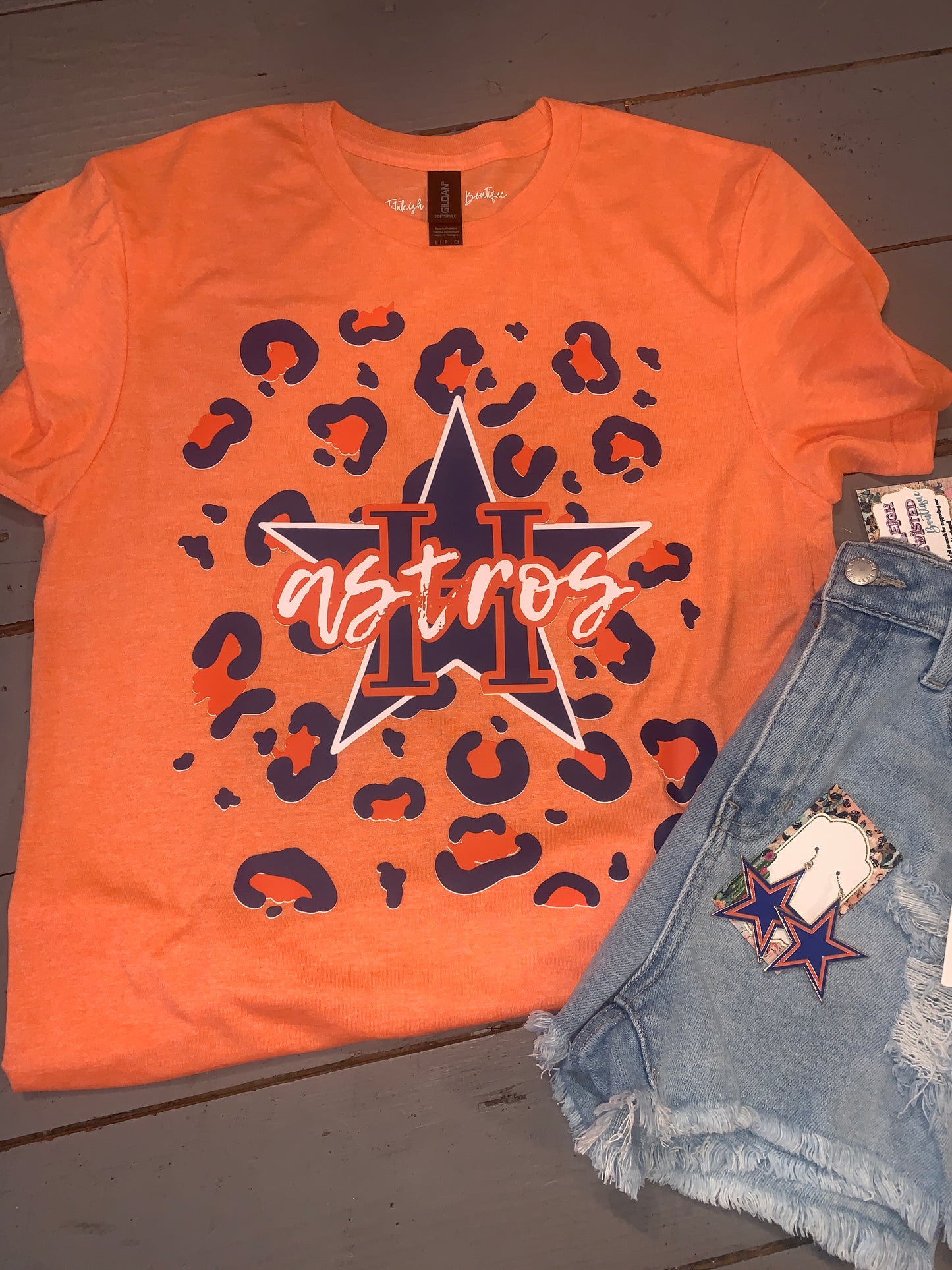 Heather Orange Go 'Stros Shirt