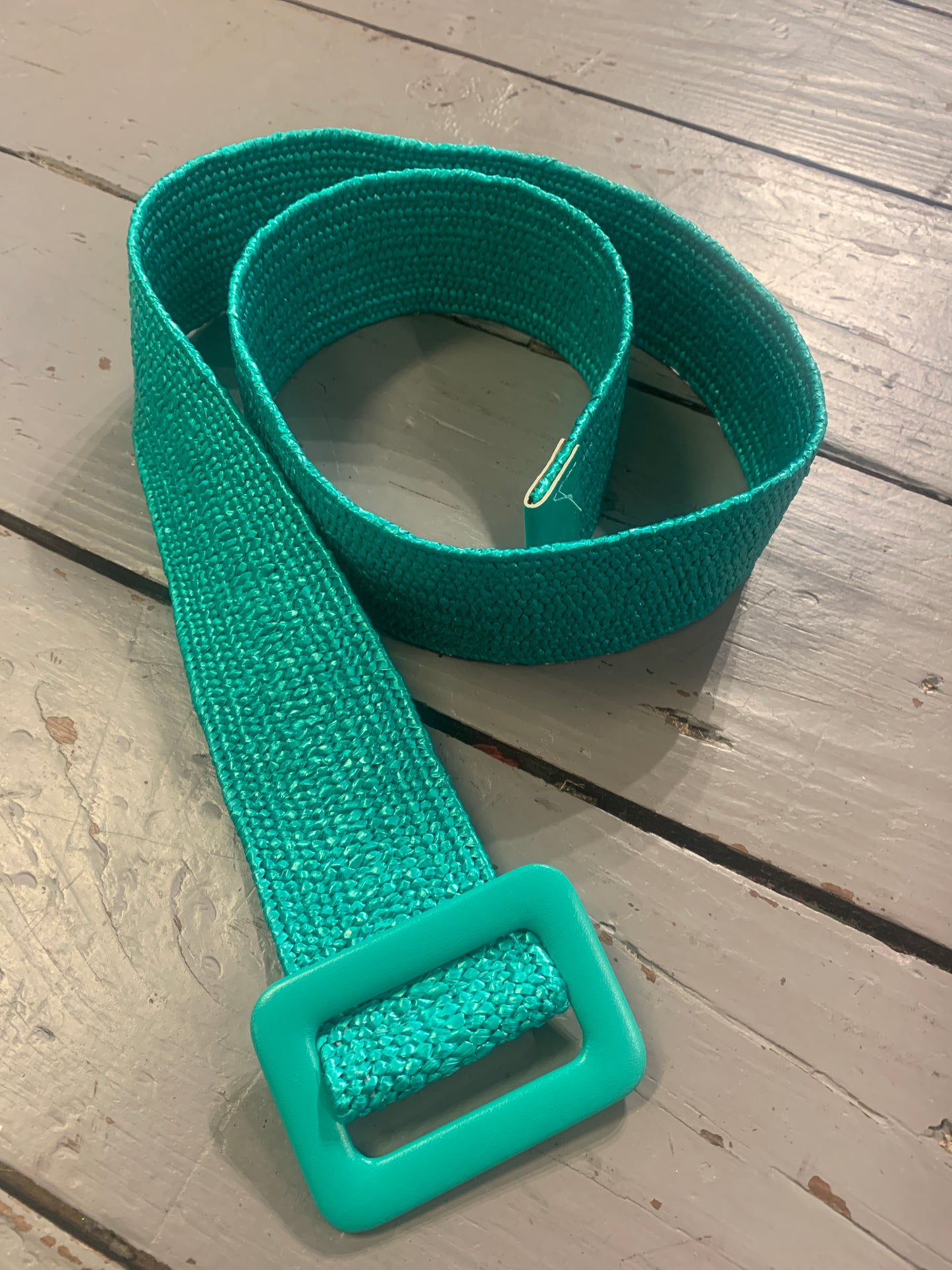 Green Stretchy Belt