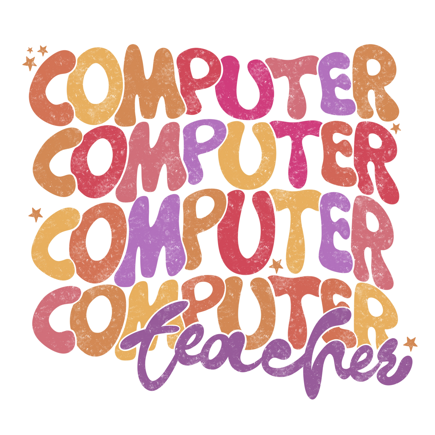 Computer Computer Computer Computer Teacher Tee