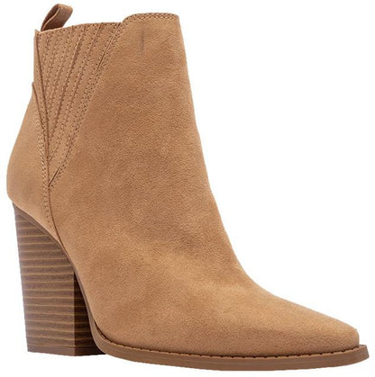 Butterscotch Chunky Heel Ankle Length Booties